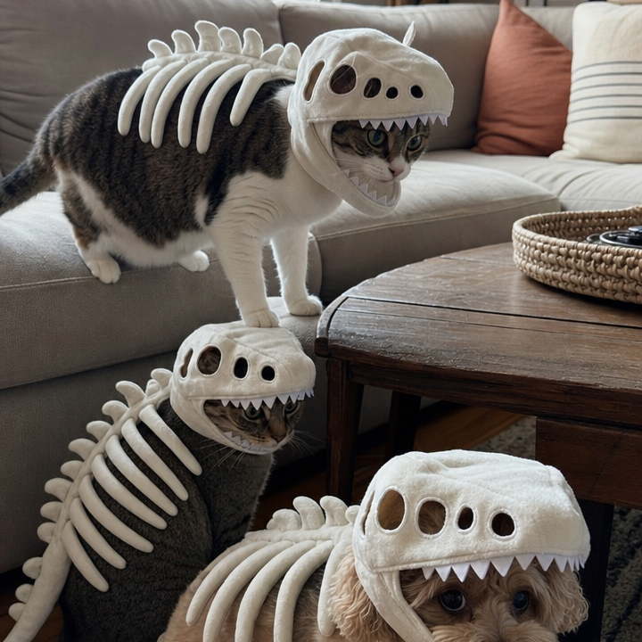 Dino Skeleton Hood